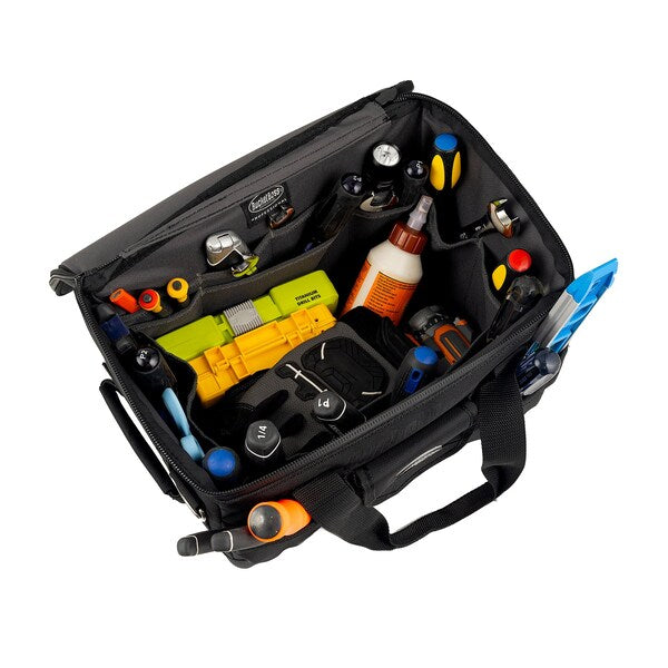 Tool Bag, All-Terrain Bottom, 16 Pocket, 1680 Heavy-Duty Poly Fabric