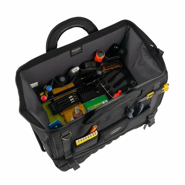 Tool Bag, All-Terrain Bottom, 14 Pocket, 1680 Heavy-Duty Poly Fabric