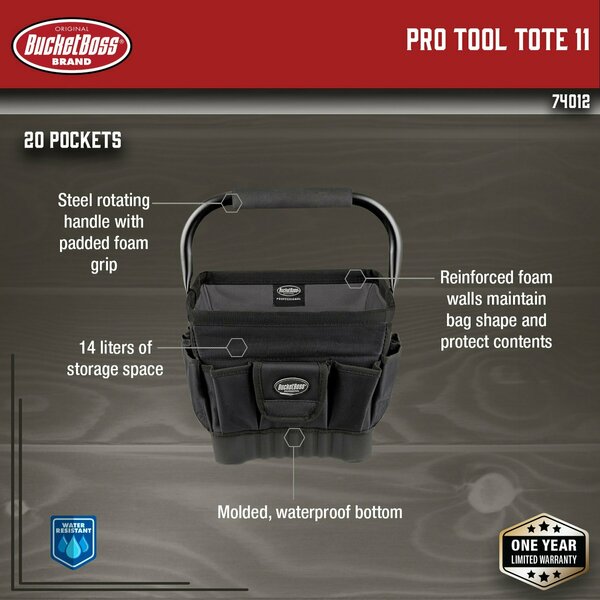 Tool Tote, 19 Pocket, 11