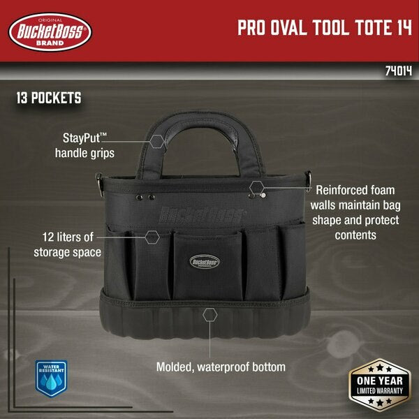 Tool Tote, 13 Pocket, 14