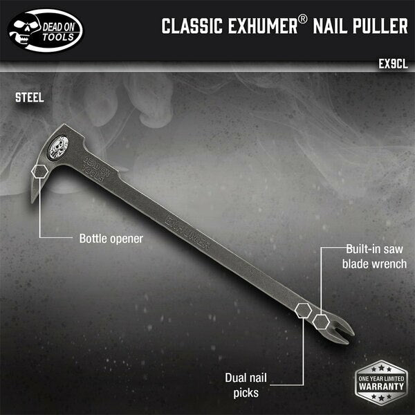 Nail Puller, Exhumer, Classic Style, 10.5