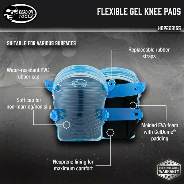 Knee Pads, Gel, Flexible