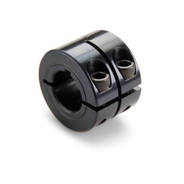 Keyed Shaft Collar, 1pc Double Wide, Bore 1.500