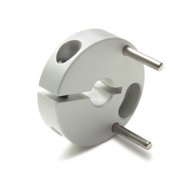 CntrlFlx Cplng Hub, Double, Bore 6mm, OD25.0mm, Aluminum, MCPRD25-6-A