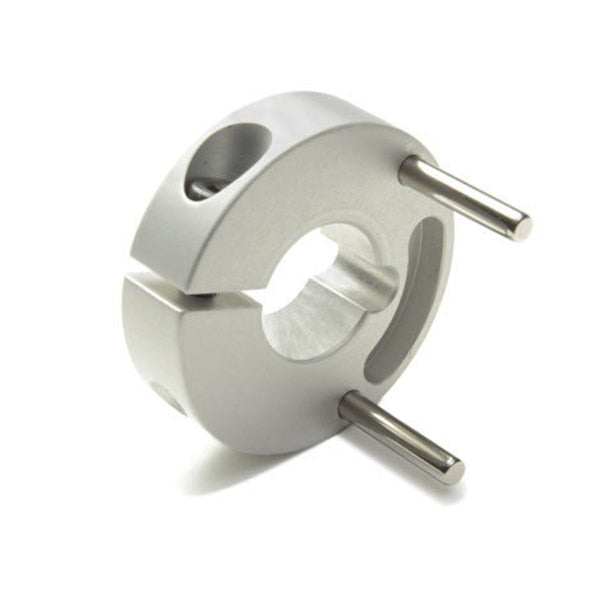 CntrlFlx Cplng Hub, Double, Bore 12mm, OD37.0mm, Aluminum, MCPRD37-12-A