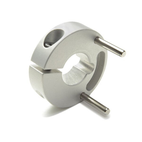 CntrlFlx Cplng Hub, Double, Bore 15mm, OD37.0mm, Aluminum, MCPRD37-15-A