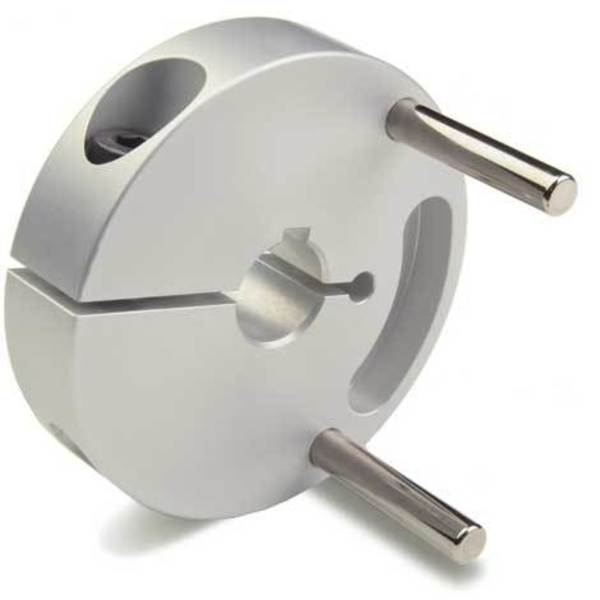 CntrlFlx Cplng Hub w/Key, Dbl, Bore 0.500