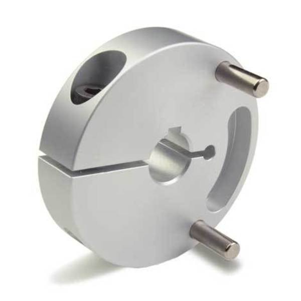 Controlflex Coupling Hub w/Key, Single, Bore 20mm, OD 75.0mm, Alum