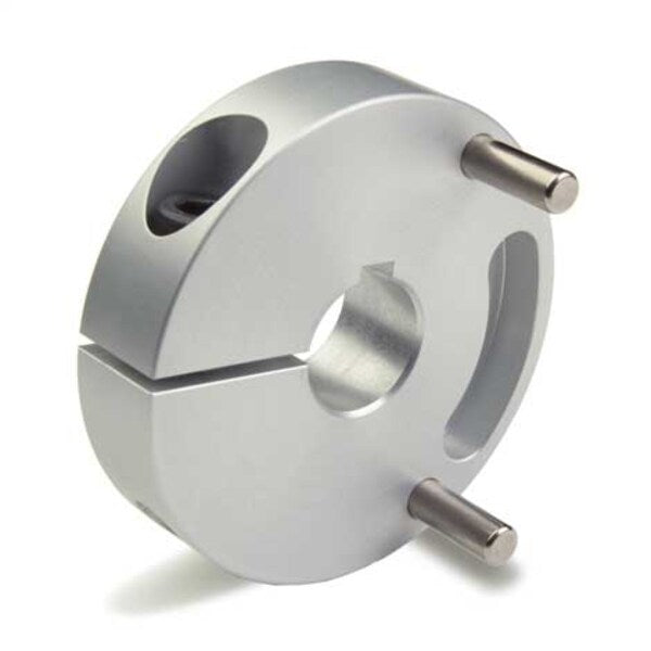CntrlFlx Cplng Hub w/Key, Single, Bore 18mm, OD37.0mm, Alum, MCPRSK37-18-A
