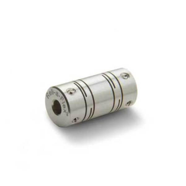 Slit Coupling, Set Screw, Long, Bores 4x3mm, OD 8.0mm, Aluminum