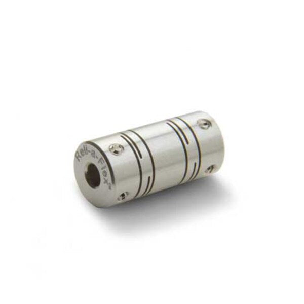 Slit Coupling, Set Screw, Long, Bores 3x2mm, OD 6.0mm, Aluminum