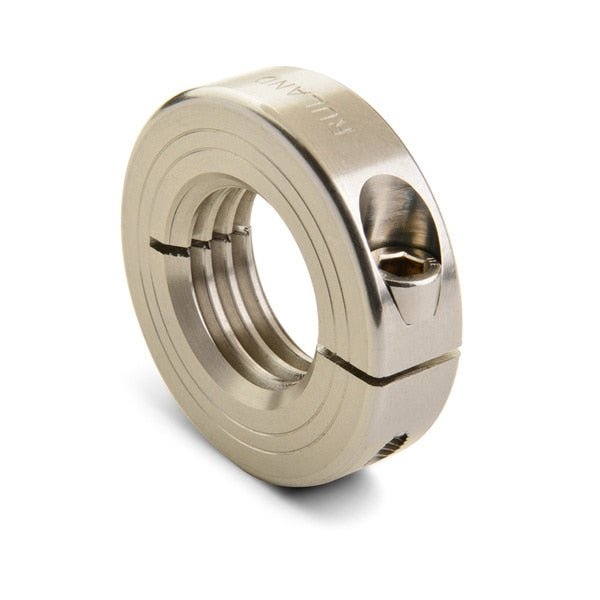 Left Hand Threaded Collar, Bore M4x0.7, Stainless Steel, OD 16mm