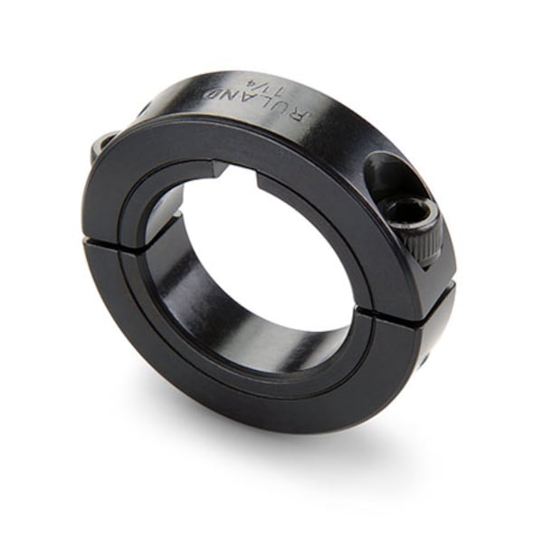 Keyed Shaft Collar, 2pc Clamp, Bore 2.5000