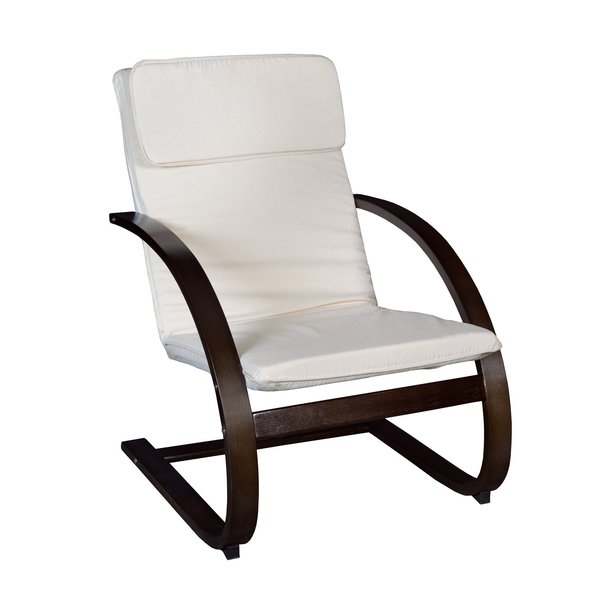 Seating > Side & Guest > Bentwood Lounge Chairs, 27 W 28 L 39.5 H, Wood|Fabric Seat