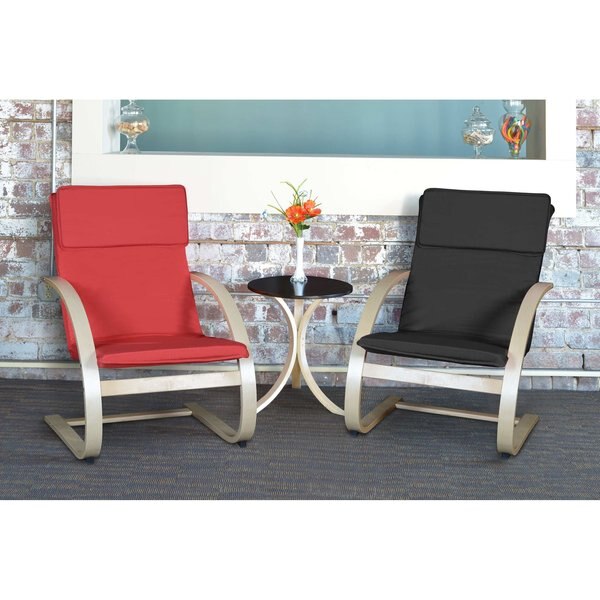 Natural Seating > Side & Guest > Bentwood Lounge Chairs, 27 W 28 L 39.5 H, Wood|Fabric Seat