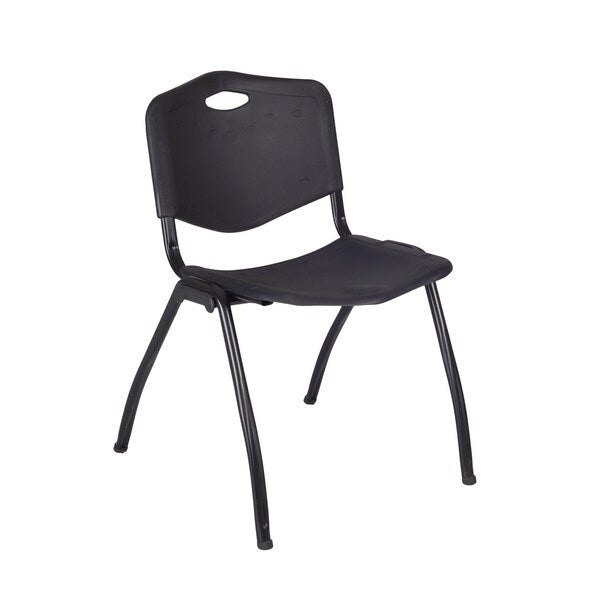 M Stack Chairs, Black, PK40