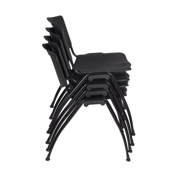 Stack Chair, M Style, Black, PK4