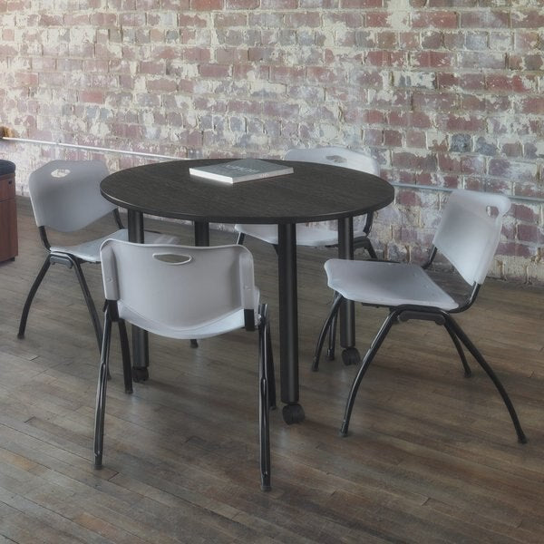 Stack Chair, M Style, Gray, PK4