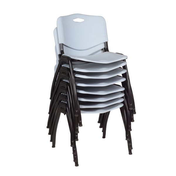 M Stack Chairs, Grey, PK8