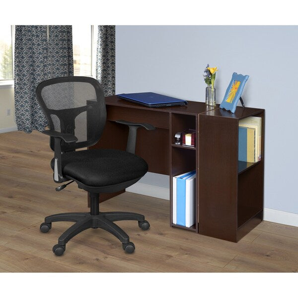 Black Seating > Swivel, 23 W 21 L 35.5 H, Metal|Fabric Seat