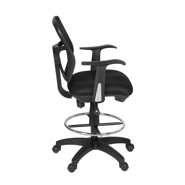 Harrison Swivel Stool, Black