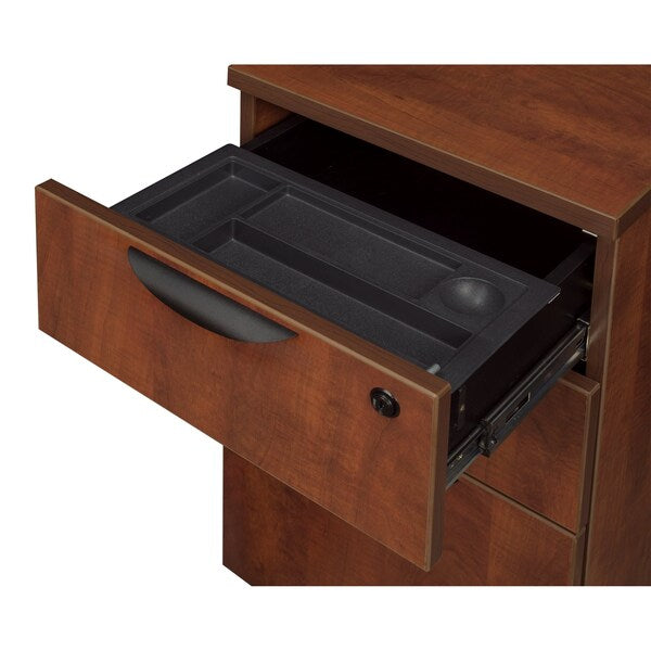 15.5 W Storage > Pedestal Desk Drawers > Legacy Pedestals, Cherry, 15.5