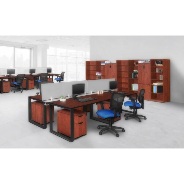 15.5 W Storage > Pedestal Desk Drawers > Legacy Pedestals, Cherry, 15.5