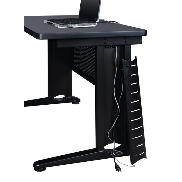 Desk Shell, 102 D, 72 W, 29 H, Grey, Wood|Metal