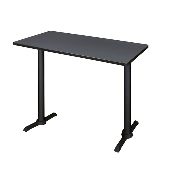 Rectangle Tables > Training Tables > Cain CafÃ© Training Tables, 48 W, 24 L, 42 H, Wood|Metal Top
