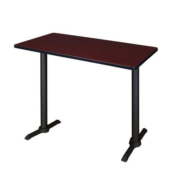 Rectangle Tables > Training Tables > Cain CafÃ© Training Tables, 48 W, 24 L, 42 H, Wood|Metal Top