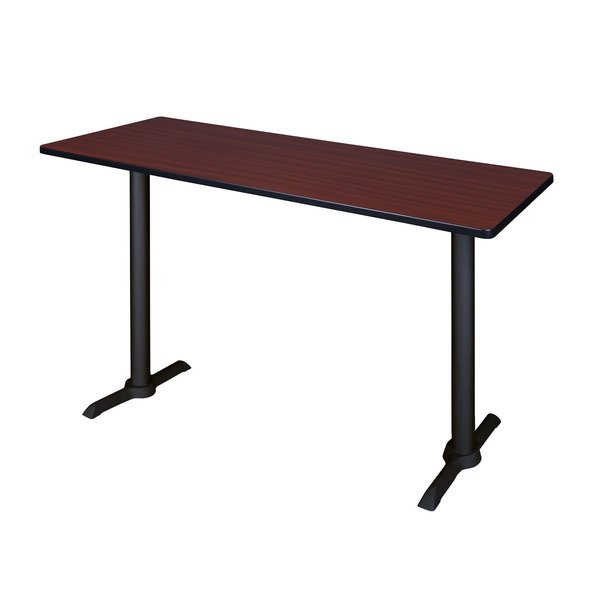 Rectangle Tables > Training Tables > Cain CafÃ© Training Tables, 66 X 24 X 42, Wood|Metal Top