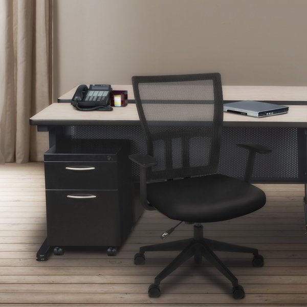 Benching Station, 58 D, 66 W, 29 H, Maple, Wood|Metal