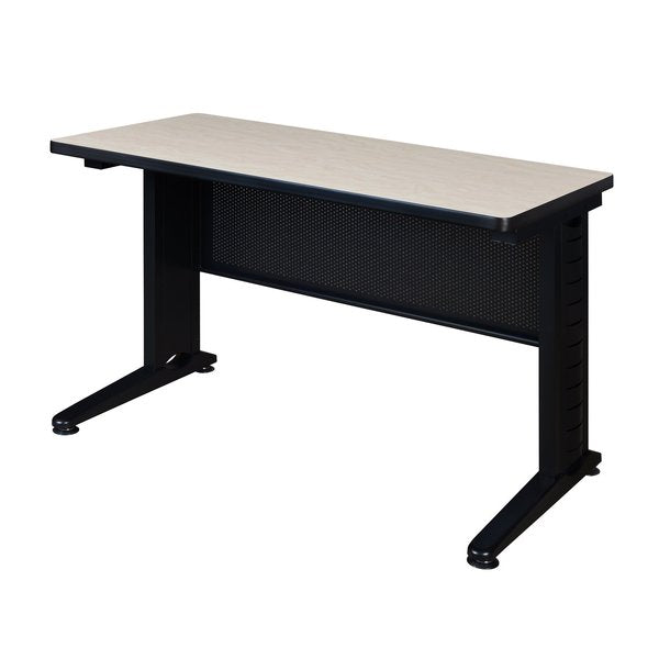 Rectangle Tables > Training Tables > Fusion Training Tables, 42 X 24 X 29, Wood|Metal Top, Maple