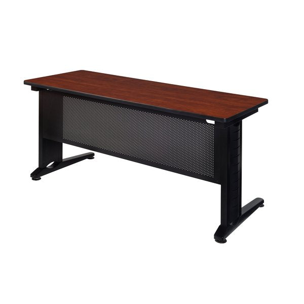 Rectangle Tables > Training Tables > Fusion Training Tables, 60 X 24 X 29, Wood|Metal Top, Cherry
