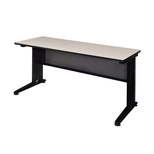 Rectangle Tables > Training Tables > Fusion Training Tables, 60 X 24 X 29, Wood|Metal Top, Maple