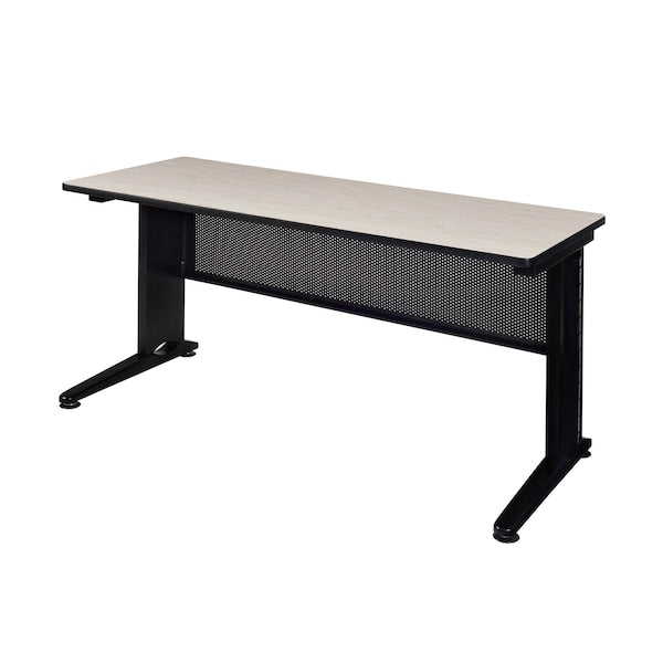 Rectangle Tables > Training Tables > Fusion Training Tables, 66 X 24 X 29, Wood|Metal Top, Maple