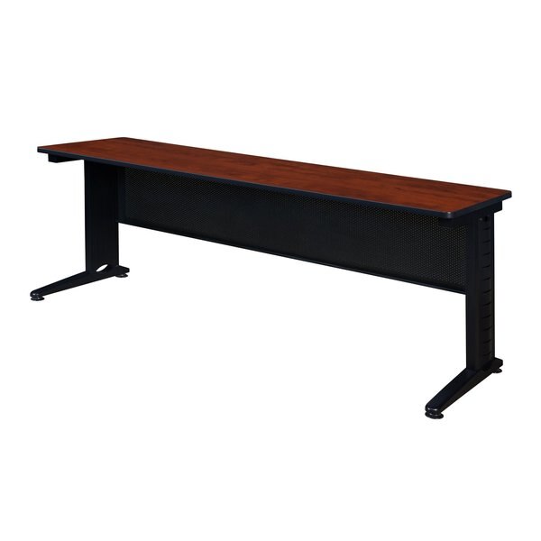 Rectangle Tables > Training Tables > Fusion Training Tables, 84 X 24 X 29, Wood|Metal Top, Cherry