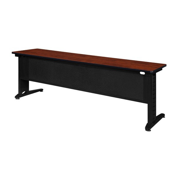 Rectangle Tables > Training Tables > Fusion Training Tables, 84 X 24 X 29, Wood|Metal Top, Cherry