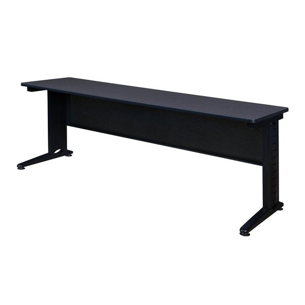 Rectangle Tables > Training Tables > Fusion Training Tables, 84 X 24 X 29, Wood|Metal Top, Grey