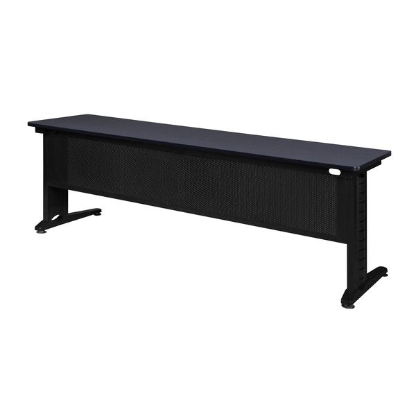 Rectangle Tables > Training Tables > Fusion Training Tables, 84 X 24 X 29, Wood|Metal Top, Grey