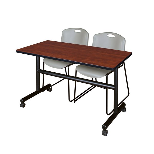 Tables > Nesting Tables > Kobe Flip Top Table & Chair Sets, 48 X 24 X 29, Cherry