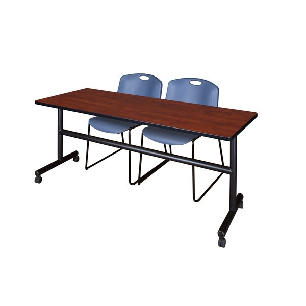 Tables > Nesting Tables > Kobe Flip Top Table & Chair Sets, 72 X 24 X 29, Cherry