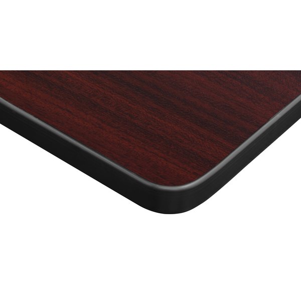 Rectangle Tables > Training Tables > Kobe Training Table & Chair Sets, 48 X 24 X 29, Mahogany