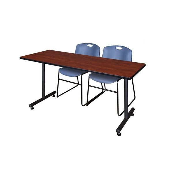 Rectangle Tables > Training Tables > Kobe Training Table & Chair Sets, 60 X 24 X 29, Cherry