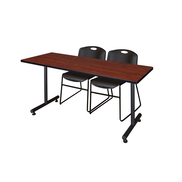 Rectangle Tables > Training Tables > Kobe Training Table & Chair Sets, 60 X 24 X 29, Cherry
