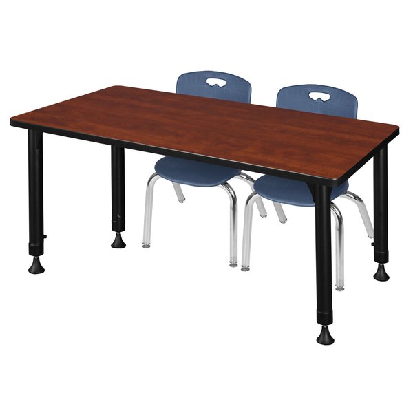 Tables > Height Adjustable > Rectangular Table & Chair Sets, 48 X 30 X 23-34