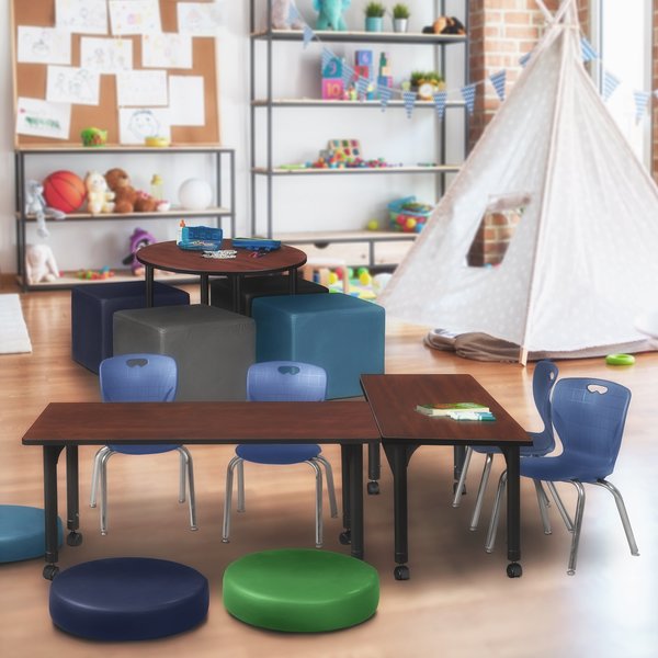 Tables > Height Adjustable > Rectangular Mobile Table & Chair Sets, 48 X 30 X 23-34