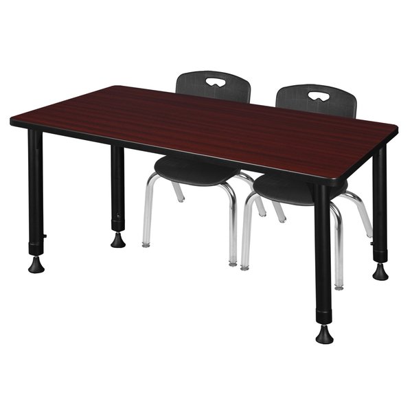Tables > Height Adjustable > Rectangular Table & Chair Sets, 48 X 30 X 23-34