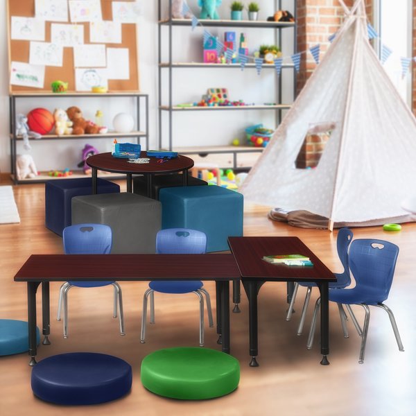 Tables > Height Adjustable > Rectangular Table & Chair Sets, 48 X 30 X 23-34