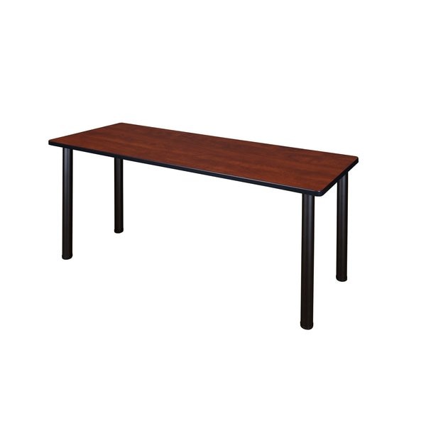 Tables > Training Tables > Kee Training Tables, 66 X 24 X 29, Wood|Metal Top, Cherry